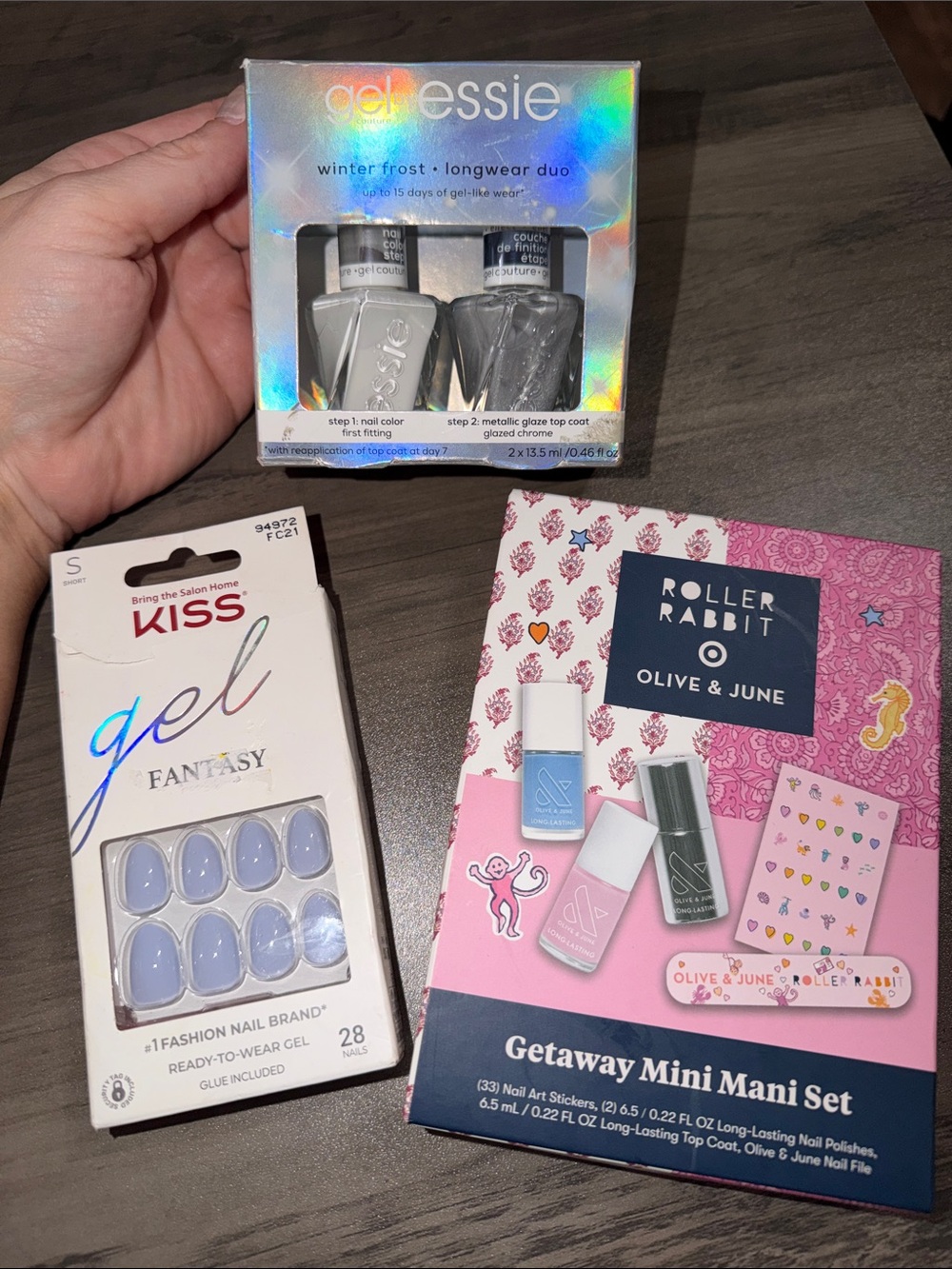 Essie, ROLLER RABBIT, & Kiss Nail Bundle! RV:$32!!